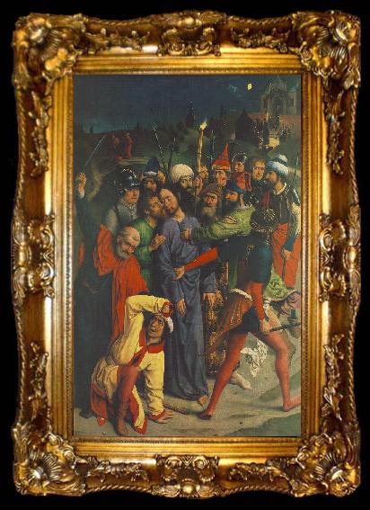 framed  BOUTS, Dieric the Elder The Capture of Christ  gh, ta009-2